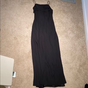 Black evening dress